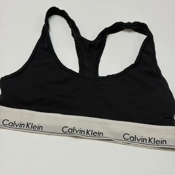 [BUNJANG] Calvin Klein Sports Bra Black / 캘빈클라인 스포츠브라