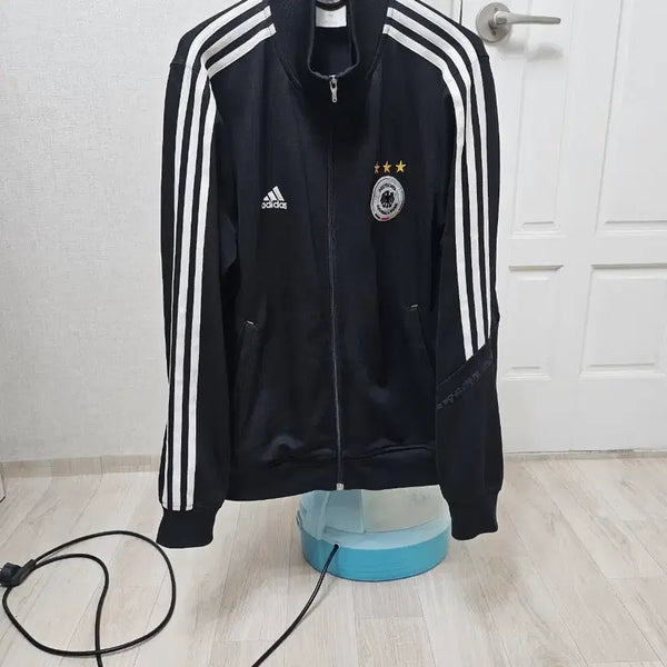 [BUNJANG] Adidas Germany Back Logo Track Top Jersey (Black/White) / (100)L 초대장급 아디다스 독일 백로고 [검흰] 트랙탑져지