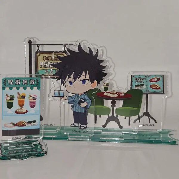 [BUNJANG] Jujutsu Kaisen Mini Acrylic Diorama - Japanese Style Tea House ver. - Fushiguro Megumi / 주술회전 미니 아크릴 디오라마 일본풍 찻집 ver. 후시구로 메구미