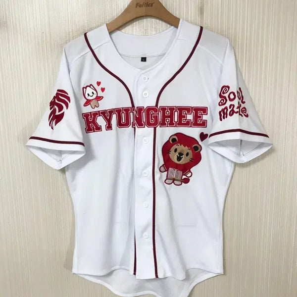 [BUNJANG] Kyung Hee University Baseball Jersey L #77 / 경희대학교 야구유니폼/져지 L #77