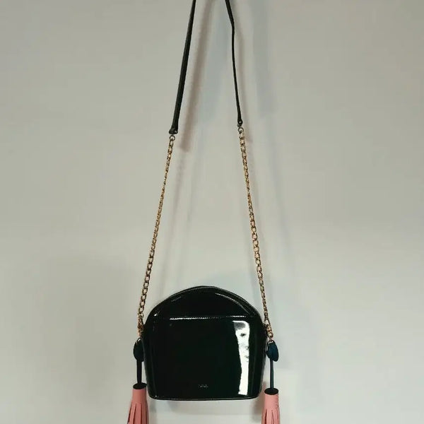 [BUNJANG] Rosa.K Enamel Mini Shoulder Bag Green / 로사케이 에나멜 미니숄더백 그린