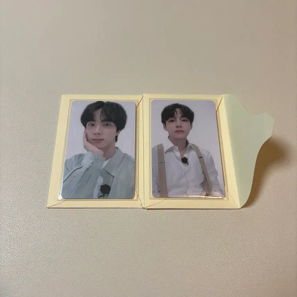 [BUNJANG] BTS Bangtan Weverse Lucky Draw Mini Photocard Set - Jin, V / 방탄 bts 하이브 버터 럭드 럭키드로우 미공포 미니 포카 석진 태형