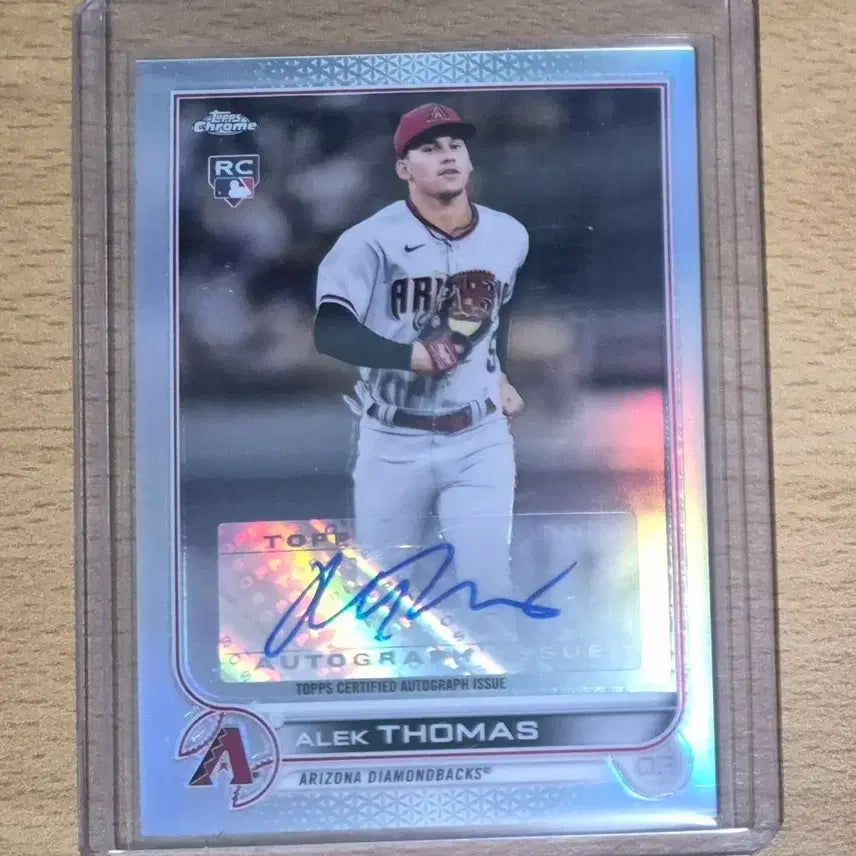 [BUNJANG] MLB 2022 Topps Chrome Alek Thomas Rookie Refractor Autograph Card / MLB 2022 탑스크롬 애리조나 알렉 토마스 루키오토 리프렉터카드