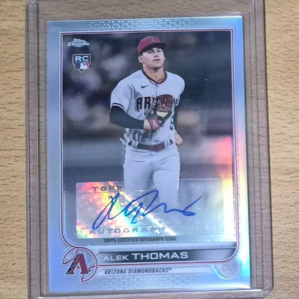 [BUNJANG] MLB 2022 Topps Chrome Alek Thomas Rookie Refractor Autograph Card / MLB 2022 탑스크롬 애리조나 알렉 토마스 루키오토 리프렉터카드