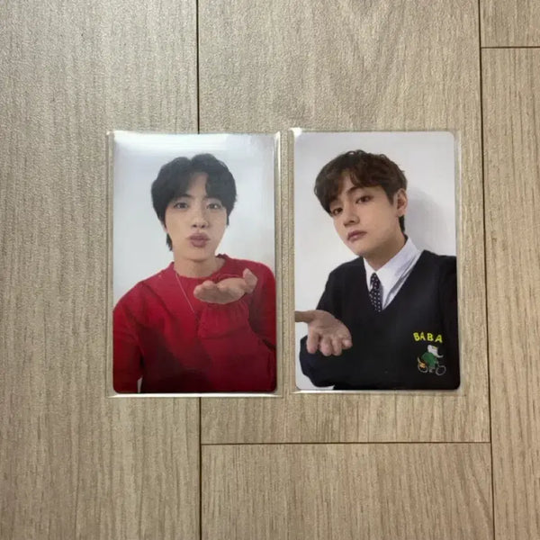 [BUNJANG] BTS Japan FC Membership Renewal Mini Photocard Jin Taehyung / 방탄 bts 일본 jp fc w회원 멤버십 갱신 미니 포카 석진태형