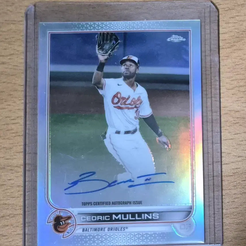 [BUNJANG] MLB 2022 Topps Chrome Cedric Mullins Refractor Autograph Card / MLB 2022 탑스크롬 볼티모어 세드릭 멀린스 리프렉터 오토카드 판매