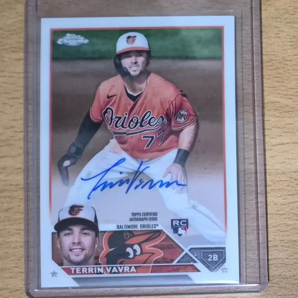 [BUNJANG] 2023 Topps Chrome Baltimore Terrin Varbra Rookie Autograph Card / MLB 2023 탑스크롬 볼티모어 테린 바브라 루키 오토카드 판매