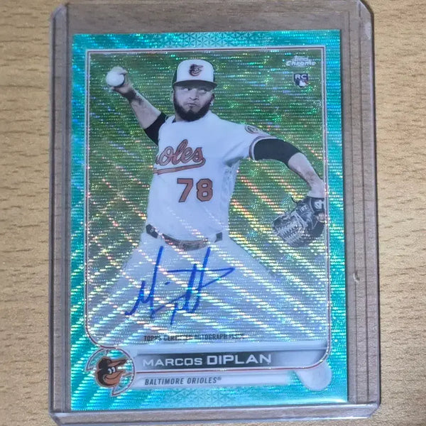[BUNJANG] MLB 2022 Topps Chrome Ramon Y Platano Rookie Autograph Card #199 / MLB 2022 탑스크롬 볼티모어 마르코스 티플란 199한정 오토카드