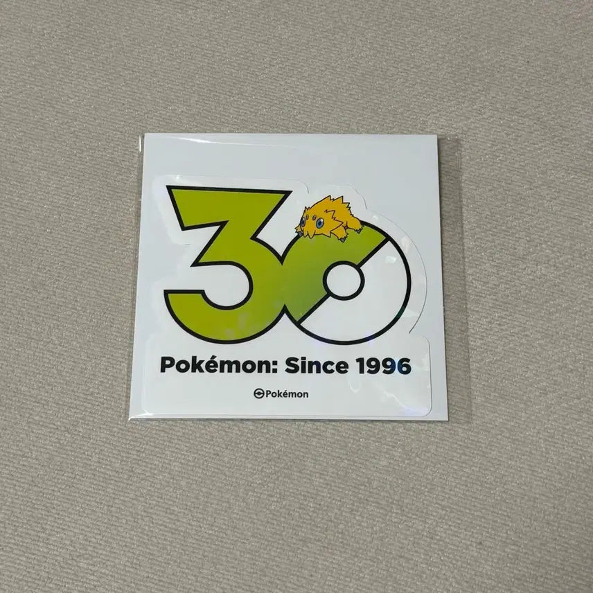 [BUNJANG] Pokemon 30th Anniversary Logo Sticker Pack / 포켓몬 30주년 로고 스티커 파쪼옥