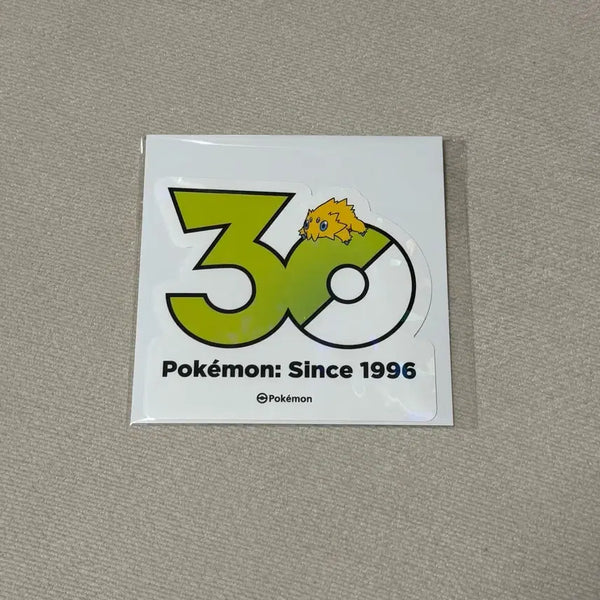 [BUNJANG] Pokemon 30th Anniversary Logo Sticker Pack / 포켓몬 30주년 로고 스티커 파쪼옥