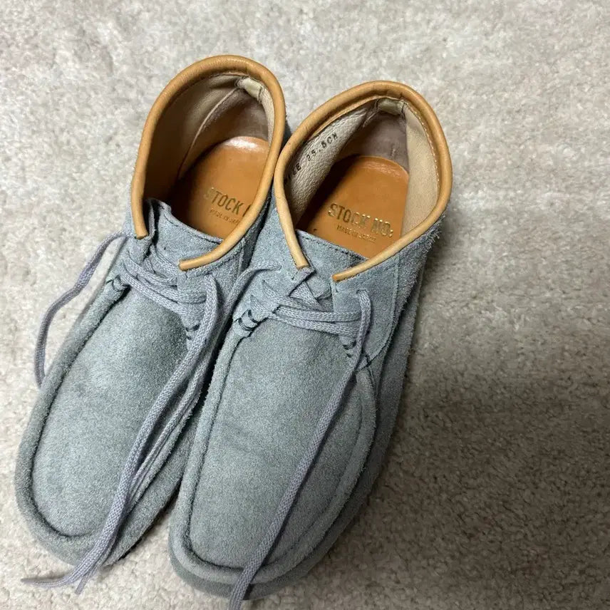 [BUNJANG] Stock Number Suede Moccasin Boots - Grey / [255] 스톡넘버 모카신 부츠 그레이