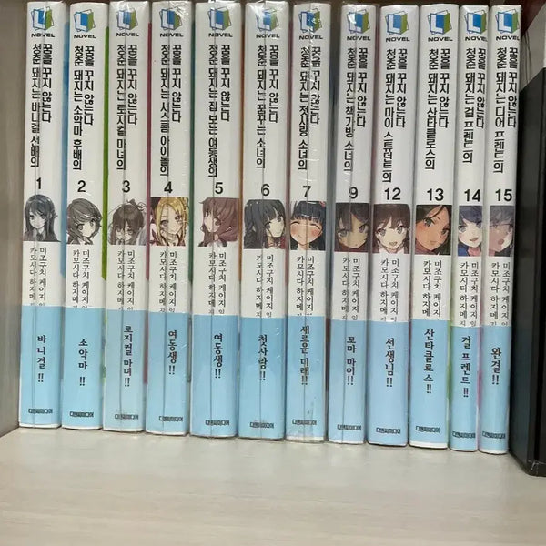 [BUNJANG] Seishun Buta Yarou (Rascal Does Not Dream of Bunny Girl Senpai) Complete First Edition Set (Unsealed) / 청춘돼지  초판 미개봉