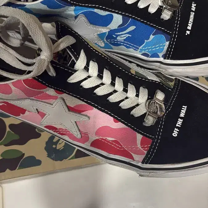 [BUNJANG] Vans x Bape Old Skool TB LX Black Sneakers / [275] 반스 x 베이프 올드스쿨 TB LX 블랙