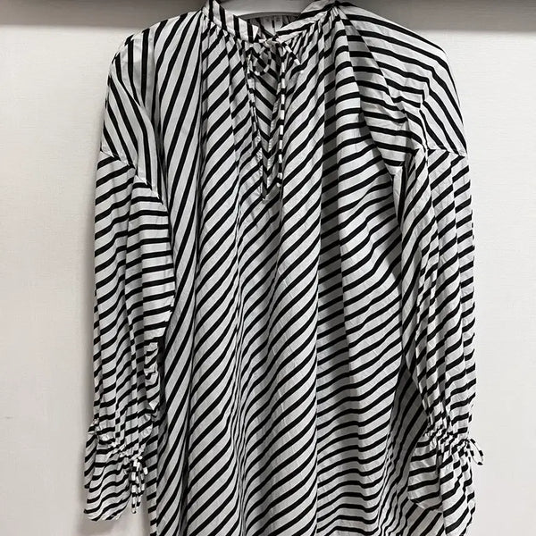 [BUNJANG] ARKET Striped Blouse Midi Dress / 아르켓 블라우스 드레스