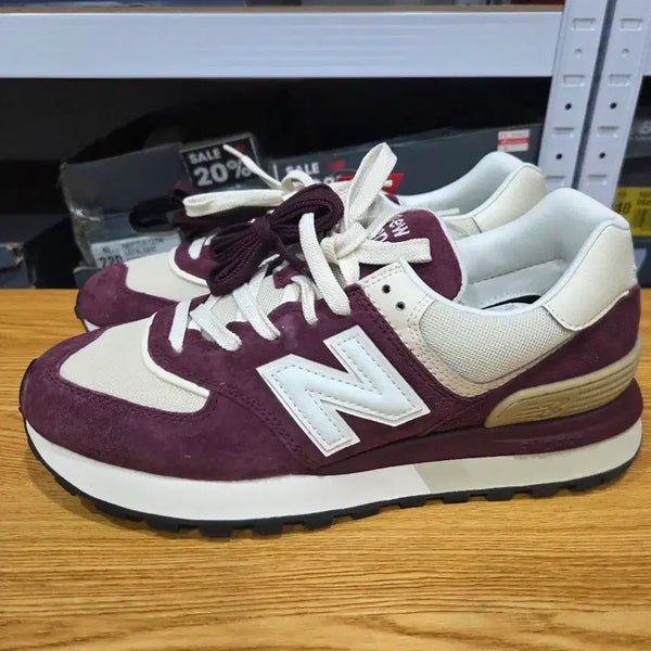 [BUNJANG] New Balance U574LGRB Burgundy Cream Size 270 / 뉴발란스 U574LGRB 270사이즈 새상품 오픈박스