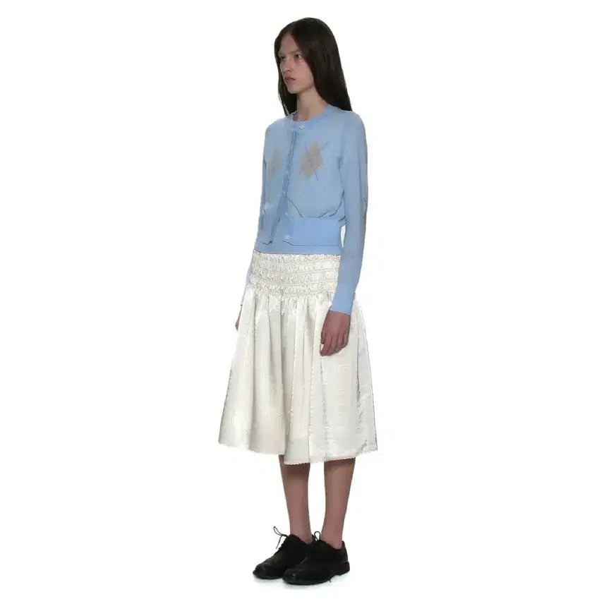 [BUNJANG] Partimento Woman Smoke Skirt Ivory S / 파르티멘토우먼 스모크스커트 아이보리S