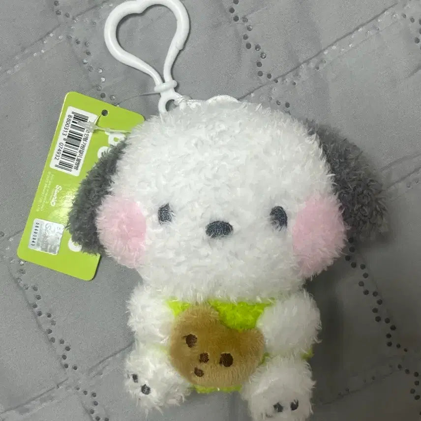 [BUNJANG] Sanrio Pochacco Plush Keychain / 산리오 포차코 인형 키링