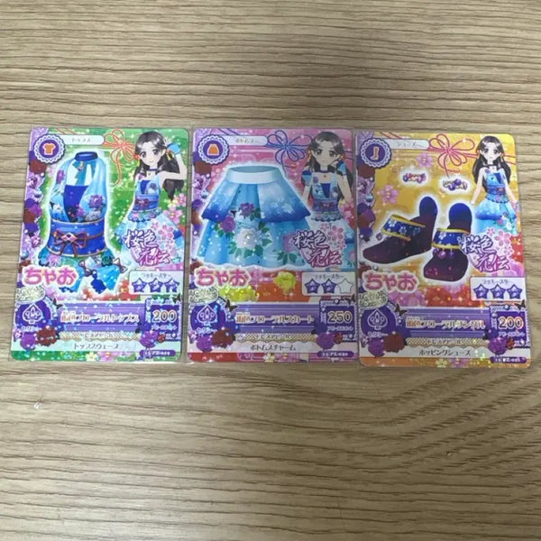 [BUNJANG] Aikatsu! Arin Miyabi Crimson Floral Japanese Set / 급전!)아이엠스타 아이카츠 아랑 미야비 빗빛 플로럴 일판 세트 판매