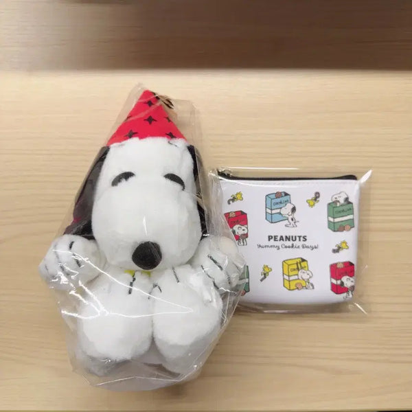 [BUNJANG] Snoopy 75th Anniversary Plush Doll + Bonus Pouch / 스누피 75주년 기념 누이 인형+ 서비스 파우치