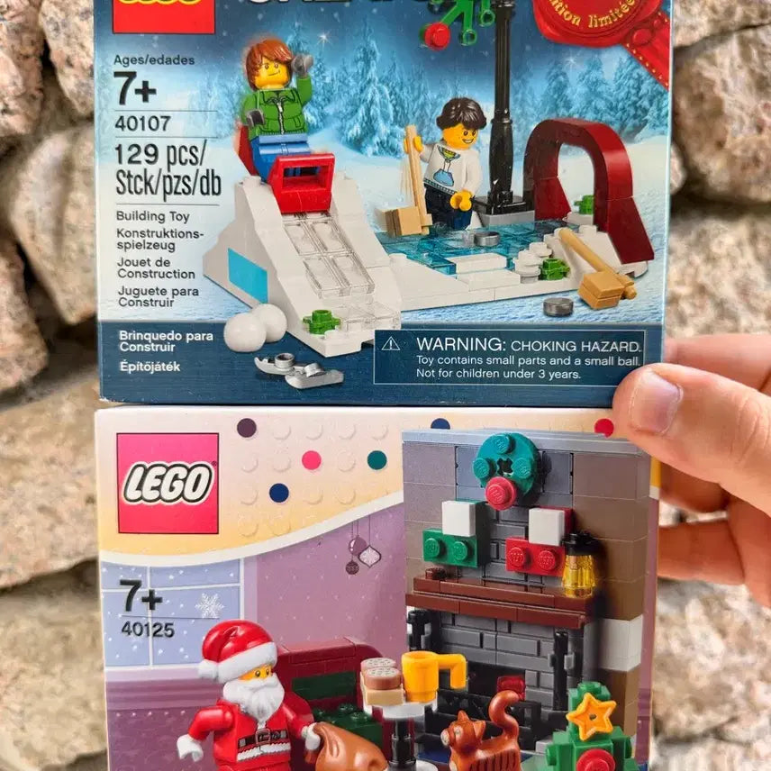 [BUNJANG] LEGO 40125 Santa's Visit and 40107 Winter's Village Building Set Bundle / 레고40125/40107 일괄