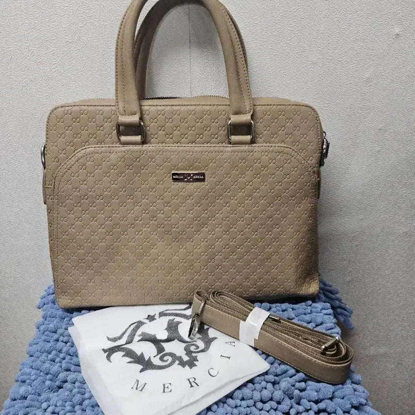[BUNJANG] MERCIMERCIMERCI Tote Bag Beige Shoulder Bag / MERCIMERCIMERCI 토트백 베이지 숄더
