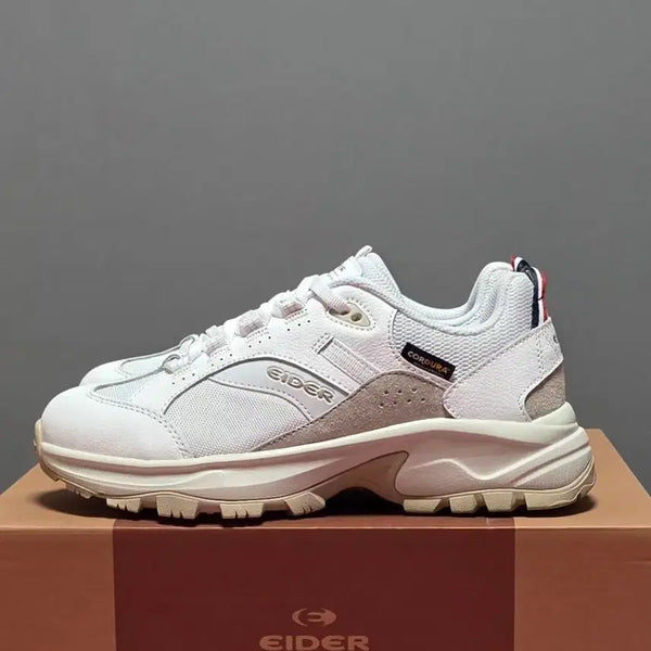 [BUNJANG] Aider Lightweight All-Terrain Cowhide Sneakers (White/Black, 240mm) / 아이더 운동화 240 [새상품]