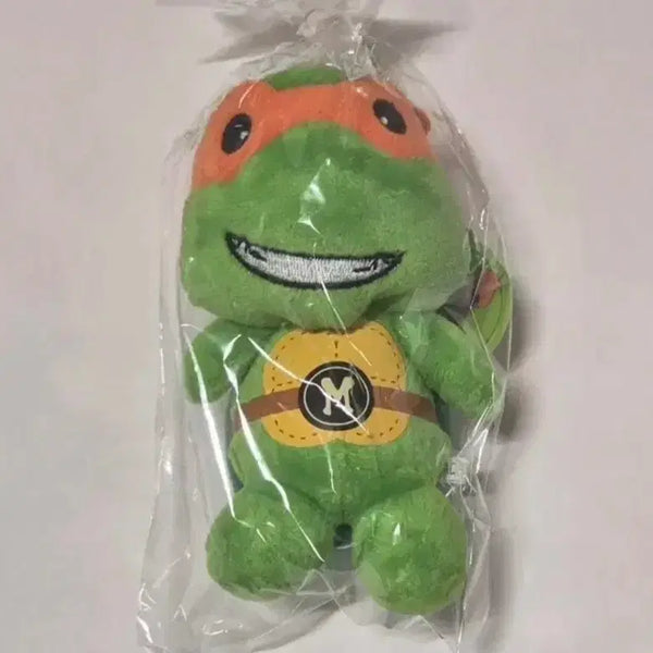 [BUNJANG] Classic Teenage Mutant Ninja Turtles Michelangelo Plush Keychain / 고전 닌자거북이 키링 인형