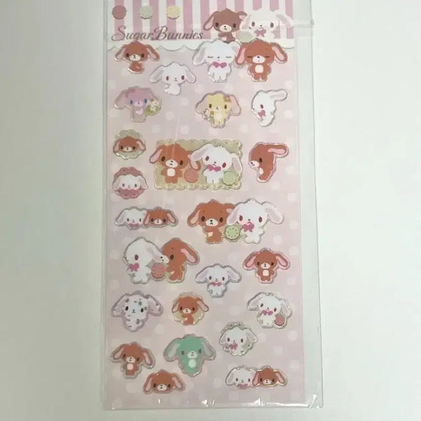 [BUNJANG] Sugar Bunnies Sticker Set (Shirousa & Kurousa) / 슈가바니즈 스티커 시로우사 쿠로우사