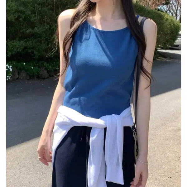 [BUNJANG] Pureda Boatneck Sleeveless New Arrival / 퓨어다 보트넥 나시 새상품