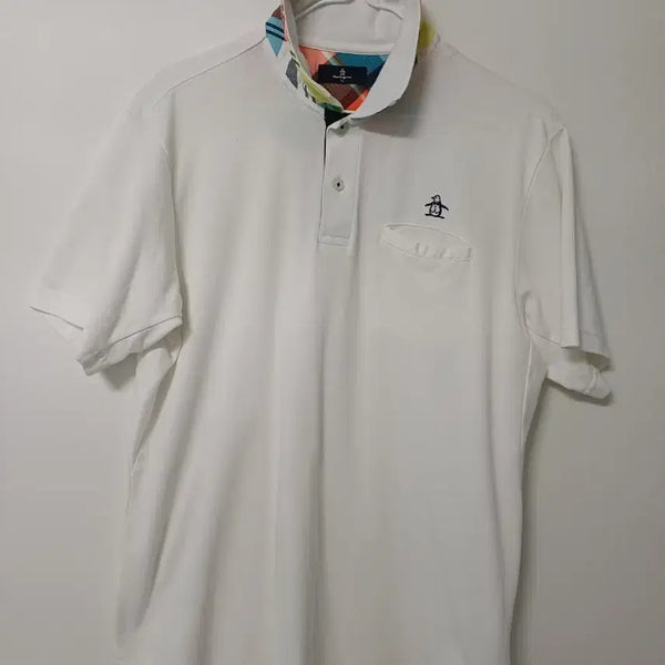 [BUNJANG] Munsingwear Men's Golf Short Sleeve Polo T-Shirt (Spandex 105) / 남성 먼싱웨어 골프 반팔티셔츠 (스판105)