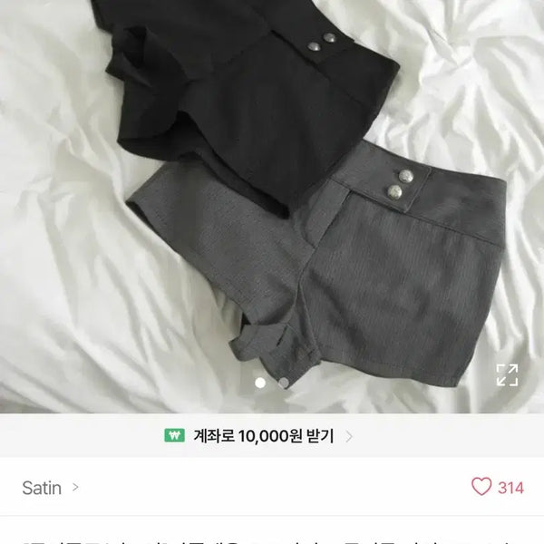 [BUNJANG] Napoleon Shorts Charcoal / [정가50.700]나폴레옹반바지 차콜