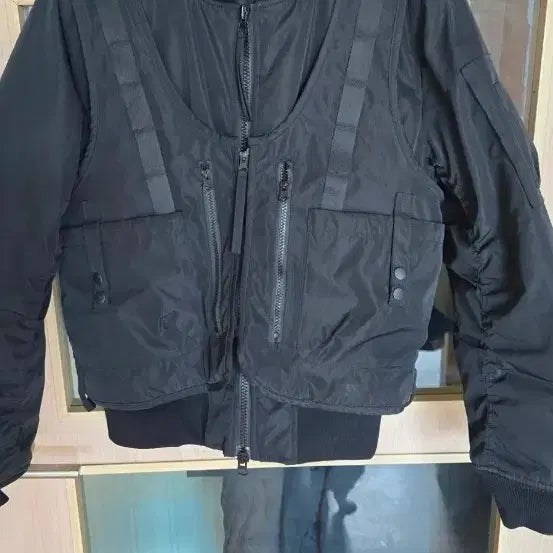 [BUNJANG] GLACK MA-1 Jacket Black XL / 정품) GLACK 블랙 MA-1 자켓 ( XL 공용)