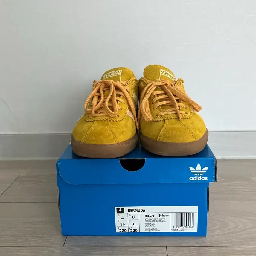 [BUNJANG] Adidas Bermuda Yellow 220 / 아디다스 버뮤다 옐로우 220