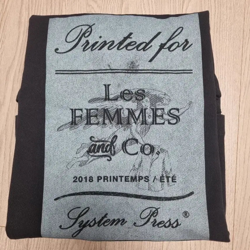 [BUNJANG] System Press Short Sleeve T-Shirt Black / 시스템 프레스 반팔 티셔츠 블랙
