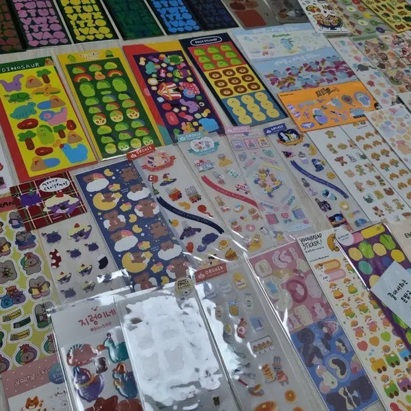 [BUNJANG] Seal Sticker Deco Sticker Set / 씰스티커 다꾸스티커