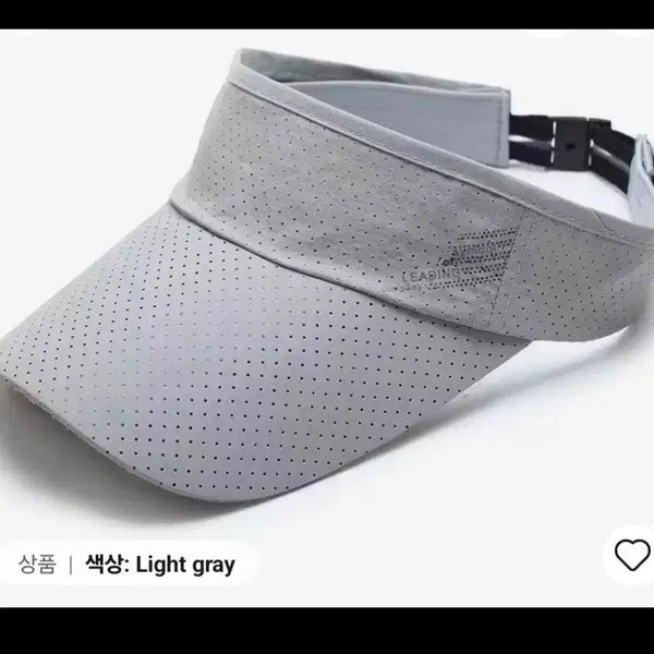 [BUNJANG] Light Gray Mesh Sun Cap / 매쉬 썬캡