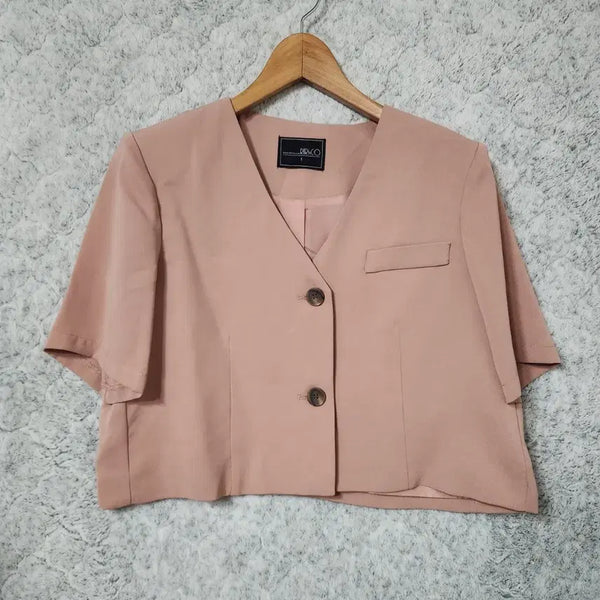 [BUNJANG] Rirancoe Women's Short Sleeve Jacket / 224B [1] 리리앤코 여성 반팔 자켓