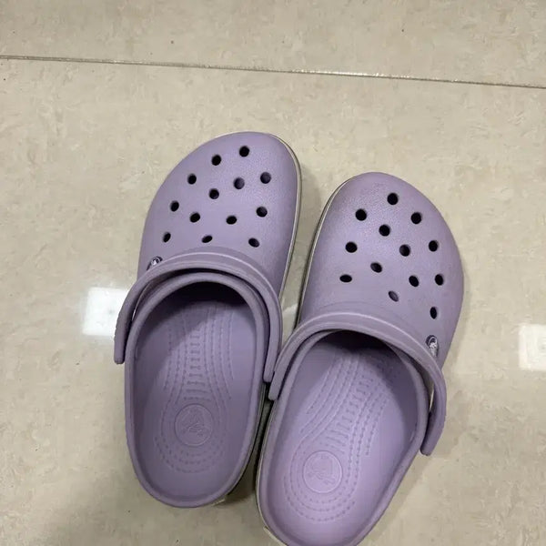 [BUNJANG] Crocs Lavender J4 Sandals / 크록스 라벤더색 j4