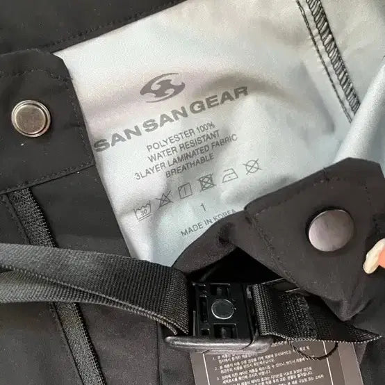 [BUNJANG] Sansan Gear Windblock Pants Black / 산산기어 윈드블록 팬츠 WINDBLOCK PANTS BLACK