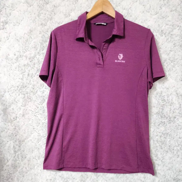 [BUNJANG] Blackyak Women's Short Sleeve Polo T-Shirt Size 100 / 231B [100] 블랙야크 여성 반팔 카라티