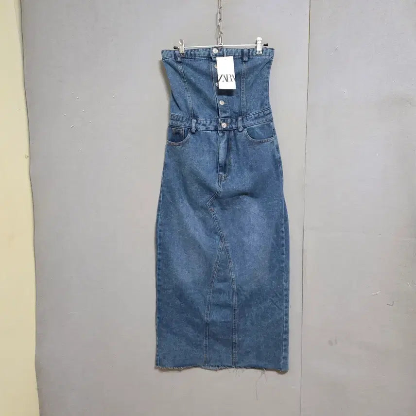 [BUNJANG] Zara Denim Top Dress S / 자라 탑 청원피스 S   n6379   미착용제품