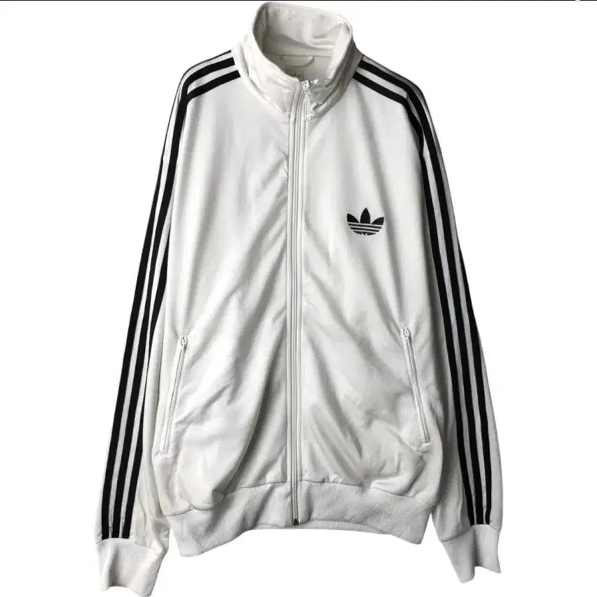 [BUNJANG] Adidas Firebird White Black Jersey / 아디다스 파이어버드 화이트 블랙 져지