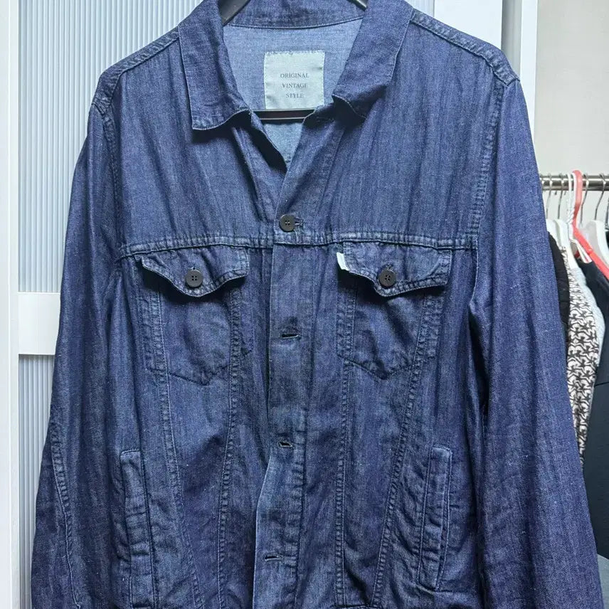 [BUNJANG] Kolon Sport Original Vintage Style Made in Italy Denim Jacket / 코오롱 시리즈  오리지널 빈티지 스타일 made in Italy