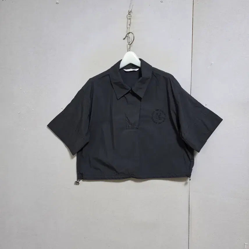 [BUNJANG] VOV Black Crisp Material Blouse Size 55 / VOV 검정 바스락느낌소재 블라우스 55  n6374