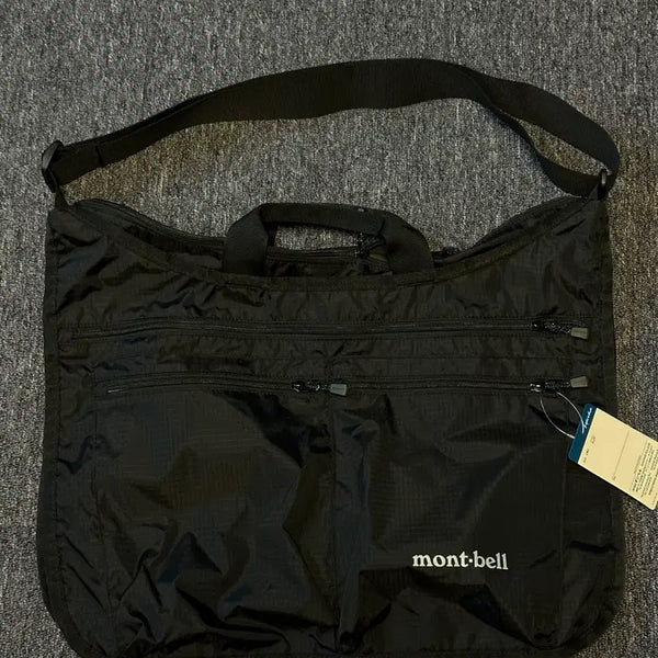 [BUNJANG] Montbell Lightweight Shoulder Bag L Black / 몽벨(Montbell) 라이트 웨이트 숄더백 L 블랙