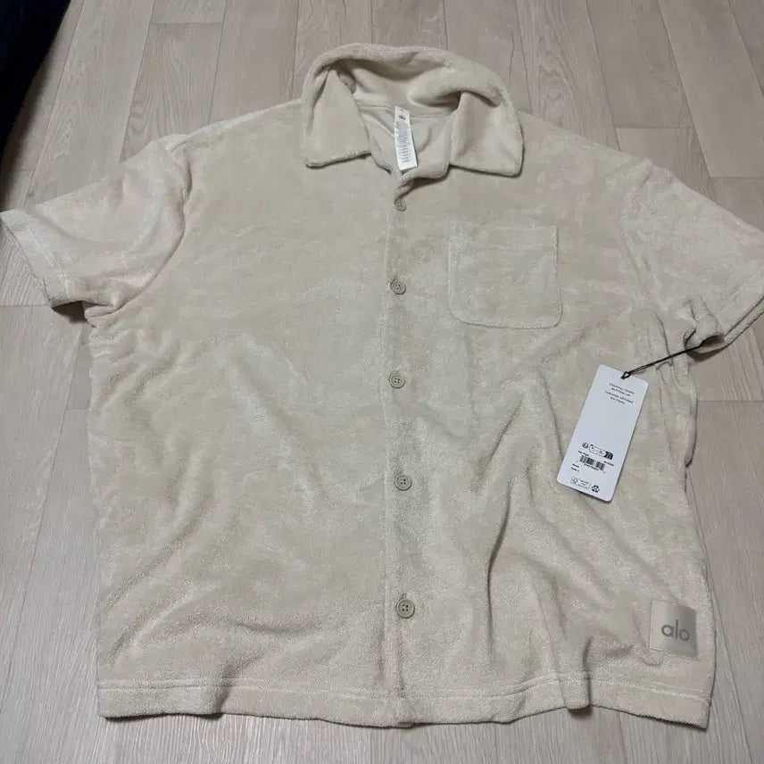[BUNJANG] Alo Yoga Coastal Terry Button Up Shirt / alo 요가 Coastal Terry Button Up