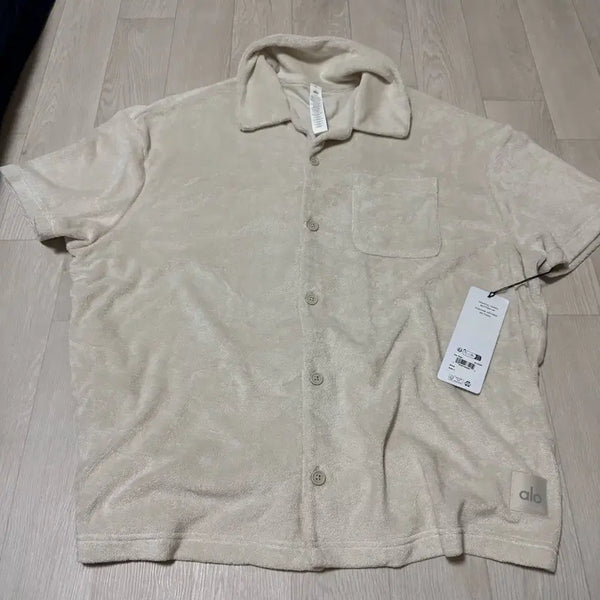 [BUNJANG] Alo Yoga Coastal Terry Button Up Shirt / alo 요가 Coastal Terry Button Up