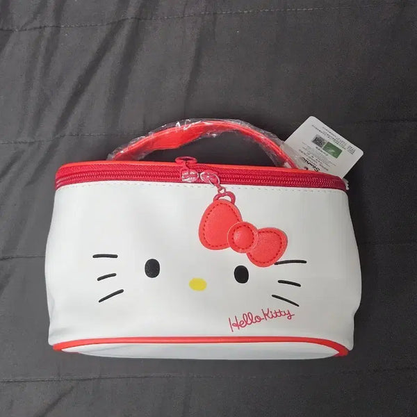 [BUNJANG] Sanrio Hello Kitty Pouch White Red / 최종가격, 미사용)산리오 헬로키티 파우치 화이트 레드