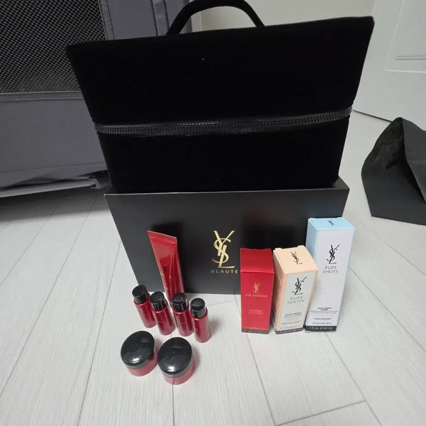 [BUNJANG] Yves Saint Laurent Vanity Bag and Ohui Basic Skincare Set / 입생로랑 바니티 프리미엄 가방하고   오후즈 기초 세트 새제품