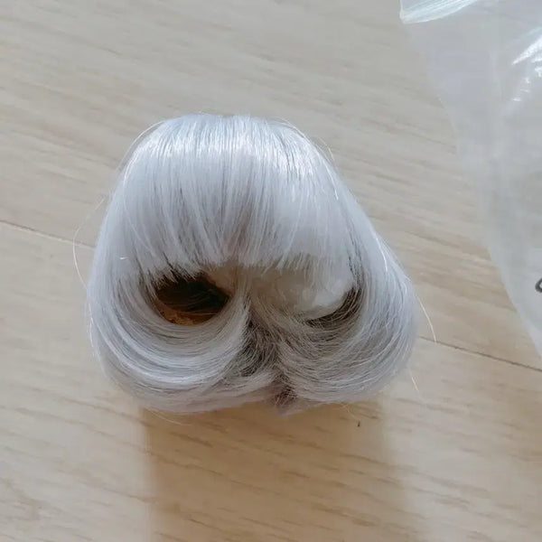 [BUNJANG] USD Doll Wig Purple Silver Short Bob / usd 인형가발 퍼플실버 색상 단방